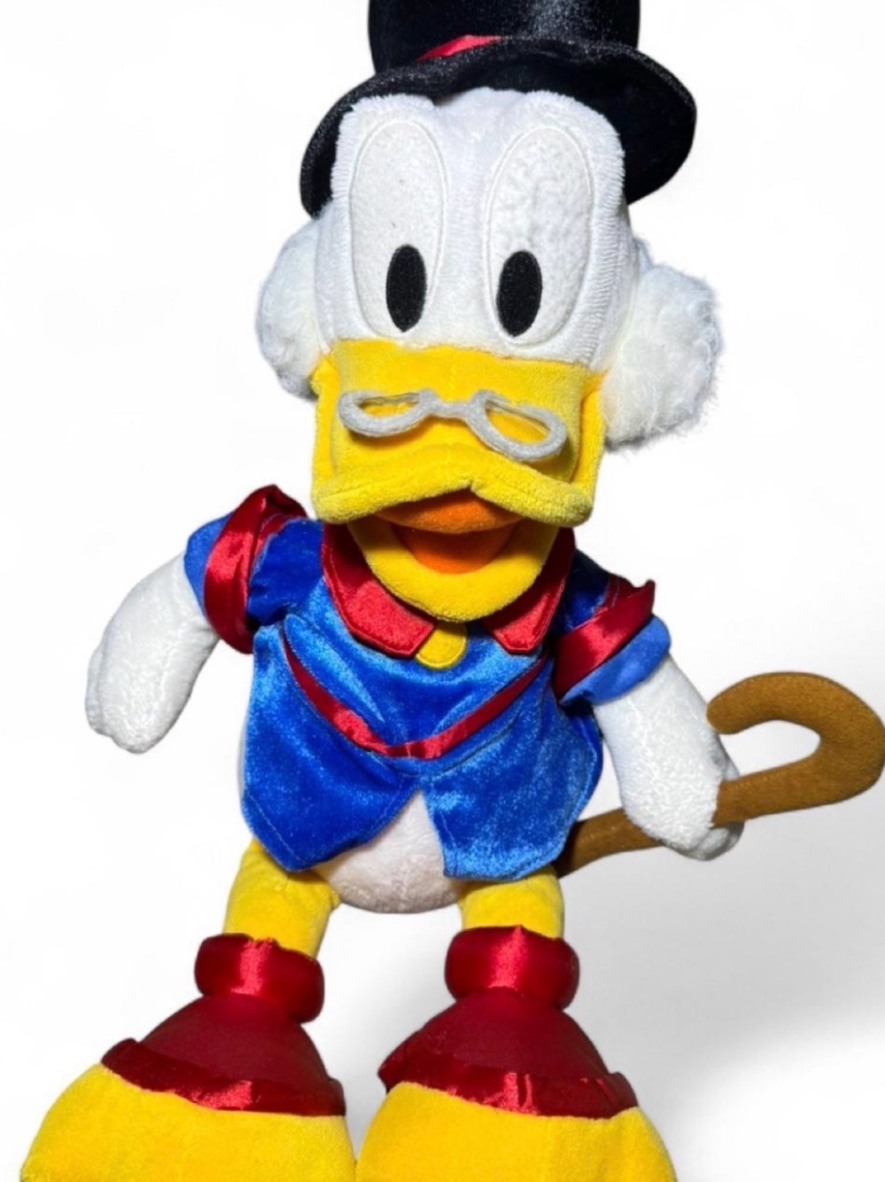Disney Plush Emblem in Bright Yellow with Red Trim